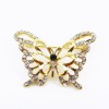 韓版飾品批發(fā) 高貴氣質(zhì) 滿(mǎn)鉆蝴蝶胸針 精致別針